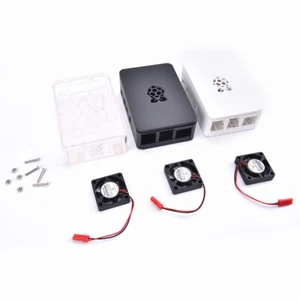 Enclosure Case Box + Cooling Fan +Heatsink For Raspberry Pi 4 B+ / -*- - Picture 1 of 10