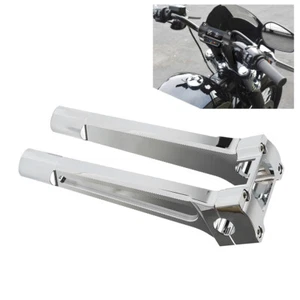 10 inch Pullback Handlebar Riser For Harley Dyna M8 Softail Street Bob 18-21 - Foto 1 di 11