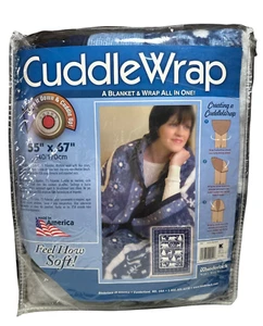 Biederlack CUDDLE Wrap Blanket & Wrap All in One Snow Silhouette 55" x 67" NWT - Picture 1 of 3