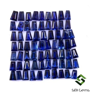 Upto 2.50x1.50 mm Natural Blue Sapphire Tapper Cut 3.16 CTS Lot 67 Pcs Gemstones - Picture 1 of 6