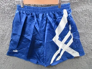 NWT Vintage 90s Y2K PUMA Lined Men's Large Nylon Soccer Shorts - Picture 1 of 12