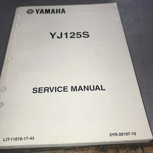 Yamaha 2003 Factory YJ125S Service Manual LIT-11616-17-43 - Picture 1 of 6