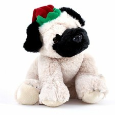Nuovo con Etichetta Natale Super Morbido Carlino Cane Scelta Di Dolci O Chocs