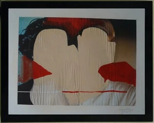 Mixed Tech Abstract Composition Signed M. GOUILLARD-VIONNET (1940) - Picture 1 of 6
