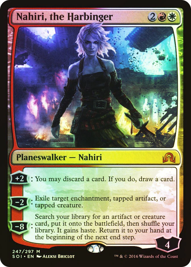 MTG FOIL Nahiri, the Harbinger  - Shadows over Innistrad #247 - Image 1 of 1
