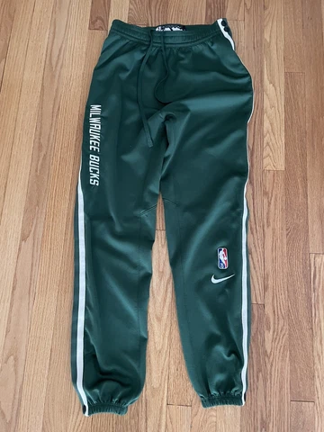 Nike NBA Milwaukee Bucks #3 George Hill Authentic Player Issued Game Pants MT Cover