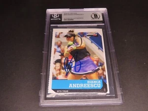 Tarjeta de Beckett 2019 ilustrada deportiva de Bianca Andreescu #883 radiocontrol certificado de autenticidad - Imagen 1 de 6
