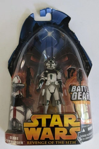 Star Wars Clone Commander in Battle Gear Revenge of the Sith Action Figure #33 R Cover