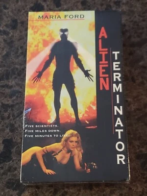 BRAND NEW Alien Terminator (VHS, 1991) Maria Ford RARE Sealed OOP Watermarks - Image 1 of 4