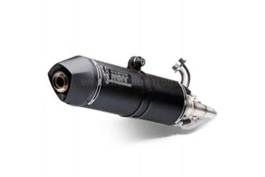 Mivv Complete Exhaust Stronger Black Steel for Suzuki Burgman 125 2002 > 2006 - Picture 1 of 2