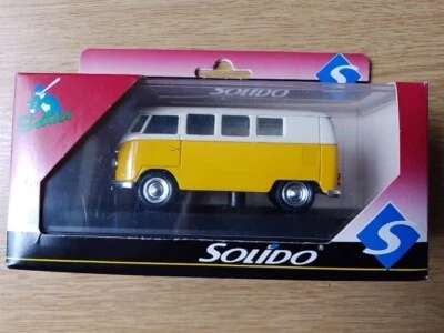 Autobús Volkswagen T1 Solido. Escala amarillo/crema 1:43. Foto 1 de 4