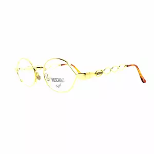 Gold Vintage Moschino MM344 Brille - Bild 1 von 2