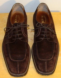 SAG VERA GOMMA ALEX M. BROWN SUEDE LACE UP OXFORD SHOES SIZE 10D DB1 - Picture 1 of 10