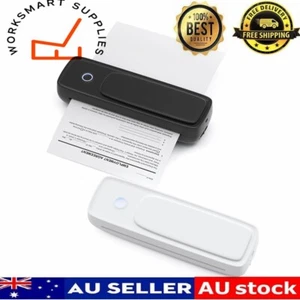 WorkSmart Supplies A4 Portable Paper Printer Thermal Printing Wireless BT Print - Picture 1 of 21