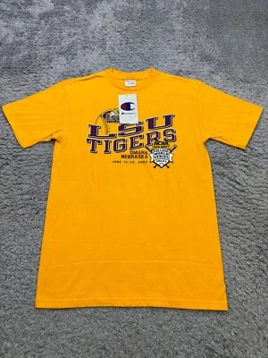 Vtg LSU Tigers Shirt Men Medium 2003 NCAA College World Series Champion NWT - Image 1 of 4