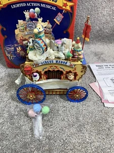 Enesco Workin' For Peanuts carro da circo musicale azione illuminata vintage 1992 - Foto 1 di 14