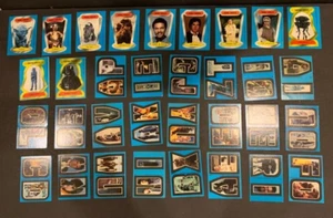 1980 Topps Star Wars Empire Strikes Back Series 2 Complete 33 Blue Sticker Set - Bild 1 von 1