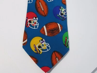 TRAJE DE DISEÑADOR EXCLUSIVO EJECUTIVO LILLIAN VERNON Casco de fútbol americano CORBATA CORBATA Foto 1 de 4