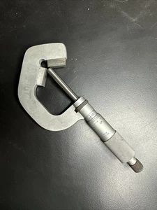 STARRETT 5 FLUTE V-ANVIL MICROMETER 485 CARBIDE FACED .078"-1" RANGE Tri-Mike - Picture 1 of 13