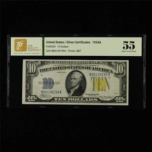 1934A Silver Certificates 10 Dollars Fr#2309 - Picture 1 of 4