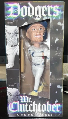 Kike Hernandez LA Dodgers Bobblehead Mr. Clutchtober! SGA 8/31/25 - Image 1 of 4