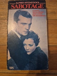 084296646210 VHS Alfred Hitchcock's Sabotage - Picture 1 of 2