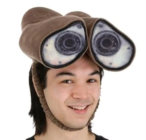 Disney WALL-E Adult Brown Plush Hat w/Chin Strap |NWT| - Picture 1 of 13