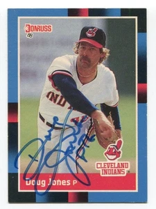 1988 Donruss Doug Jones Signed Card Baseball Autographed Auto #588 - Picture 1 of 2
