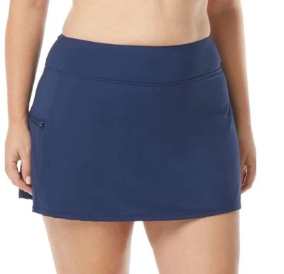 Pantalón corto de natación Beach House talla grande Emma azul marino, talla 16W Foto 1 de 4