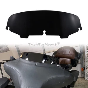 Black 5" Windshield Windscreen For Harley Electra Glide Standard FLHT 1996–2009 - Foto 1 di 21
