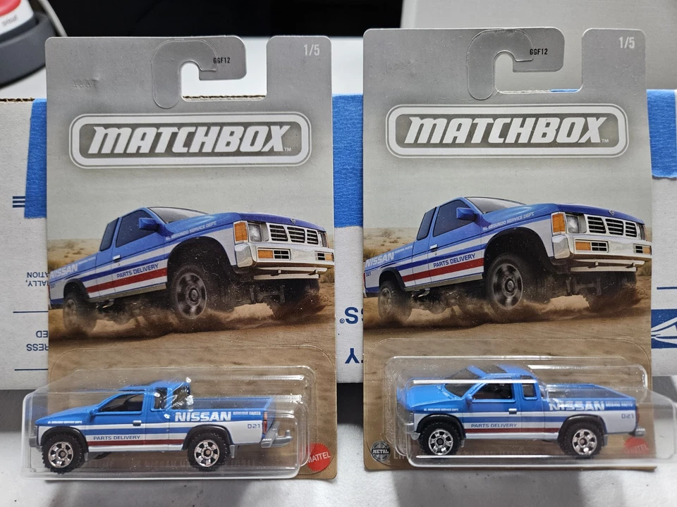 Camión Matchbox Serie '95 Nissan 2025 carrocería rígida = lote de 2 Foto 1 de 1