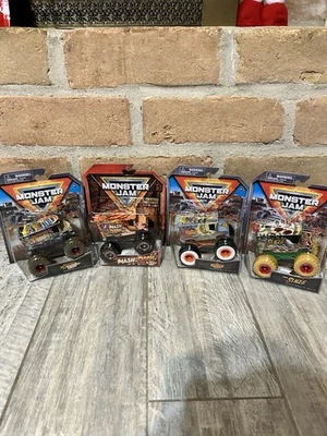 Monster Jam — комплект грузовика с едой — 4 грузовика, включая ограниченный выпуск Mash N Dash - Изображение 1 из 4
