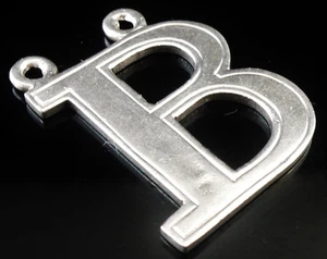 Sterling Silver B for Brandy Decanter Label, Benjamin Smith II, London 1833 - Picture 1 of 12