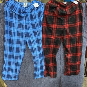 Boys Lounge Pants Set (2) Pair Mad Dog Concepts Plaid Lounging Pants XL 14-16 - Picture 1 of 4
