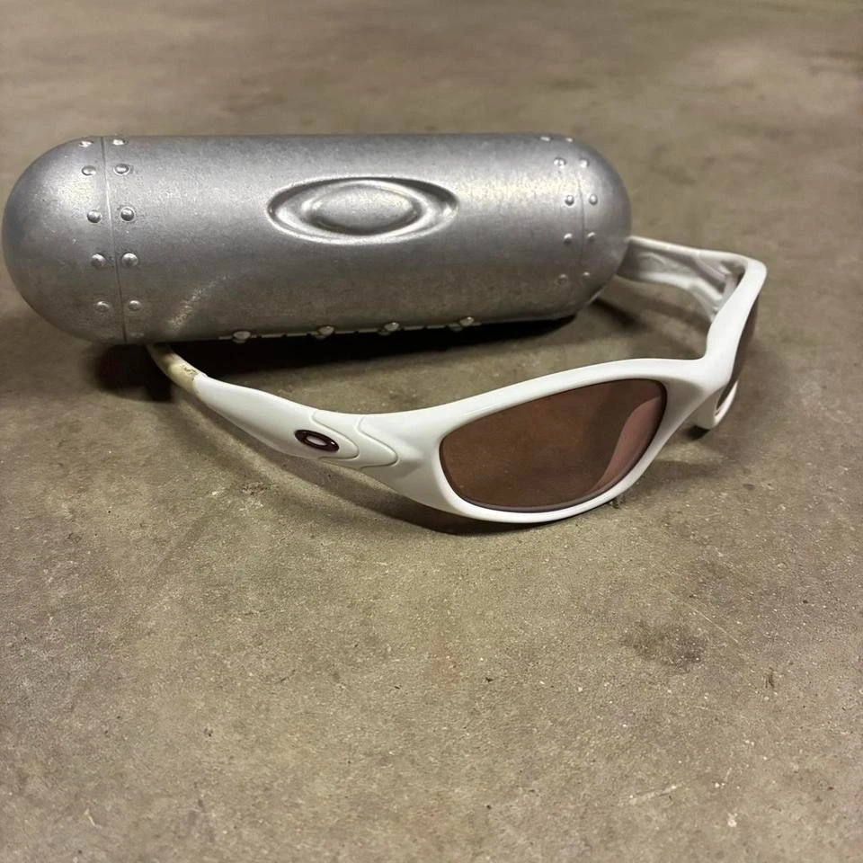 Gafas de sol vintage Minuts 2.0 oro rosa y blanco Foto 1 de 4