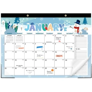 Calendario de Escritorio 2026-2027, 17" x 12" 18 Meses Calendario de Pared Funciona desde el 2 de Enero... - Imagen 1 de 7