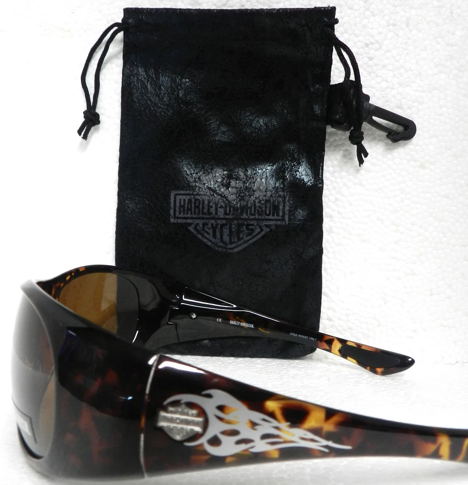 GAFAS DE SOL HARLEY DAVIDSON MARCO LLAMA TORTUGA HDX819 DE COLECCIÓN CON ESTUCHE LISTAS PARA RX Foto 1 de 3