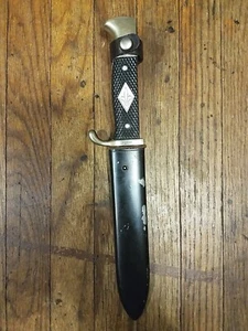 German ANTON WINGEN SOLINGEN Othello Scout Knife w/ Sheath Post WWII - Picture 1 of 12