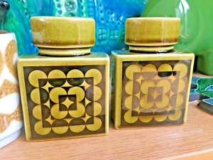 Vintage Hornsea Pottery Cruet Salt and Pepper John Clappison Damaged - Picture 1 of 12