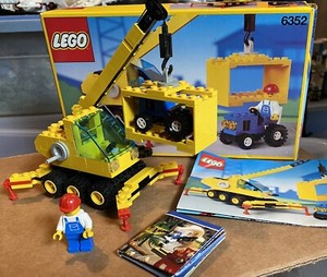 LEGO Town 6352 Cargomaster Crane 100% Complete w/ Box & Manual