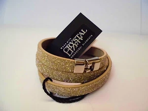Echtleder 3-fach Armband - Phantasya Swarovsky Elements - Bild 1 von 1