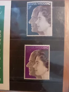 GB 1972 25th Wedding Anniv. QEII and Duke of Edinburgh Presentation Pack MNH - Picture 1 of 4