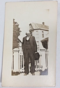 Foto de un anciano RPPC 1904-1918. Algunos plateados - Imagen 1 de 4