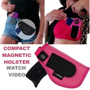 Concealed Carry Gun Holster with Magnetic Closure - Compact & Micro Size - Picture 1 of 13