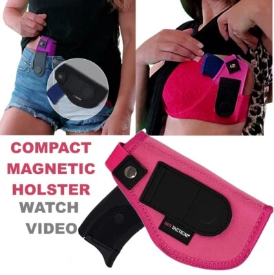 Concealed Carry Gun Holster with Magnetic Closure - Compact & Micro Size - Image 1 of 4
