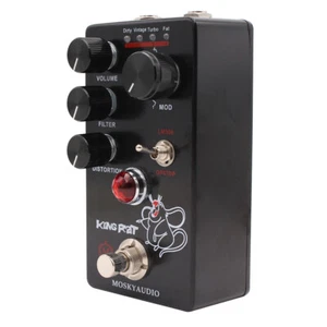 Mosky King Rat Pedale per chitarra effetto fuzz distorsione per circuito PRO CO RAT LED - Foto 1 di 8
