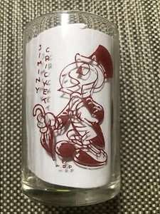 DISNEY JIMINY CRICKET VEGEMITE GLASS 1940’s ERA - Picture 1 of 2