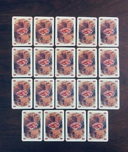 Catan (Complete Set of 'Brick' Resource Cards) Extra/Replacement Game Pieces - Picture 1 of 3
