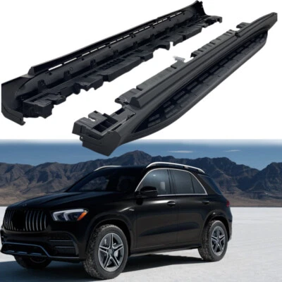 All Black Running Board fits for Mercedes GLE GLE53 V167 2020-2025 Side Step - Image 1 of 4