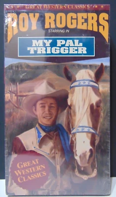 MY PAL TRIGGER Starring Roy Rogers (VHS Tape, 1946, 1993) NEW SEALED! Foto 1 de 4